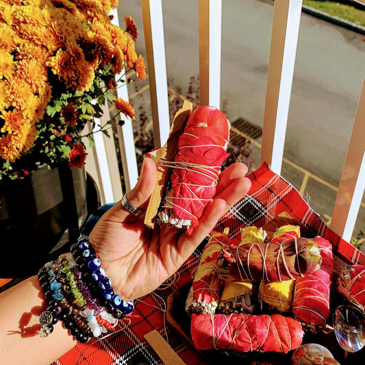 Rose White Sage Smudge Sticks