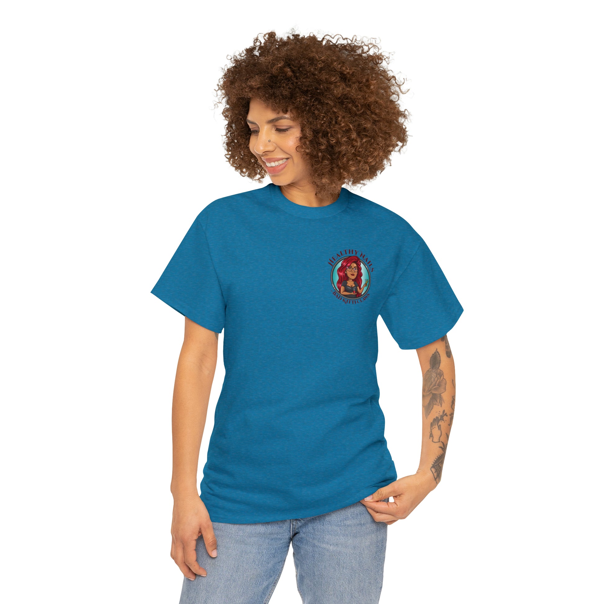 Unisex Heavy Cotton BKC Tee (Front Logo Only) - Bad Kitti Claws