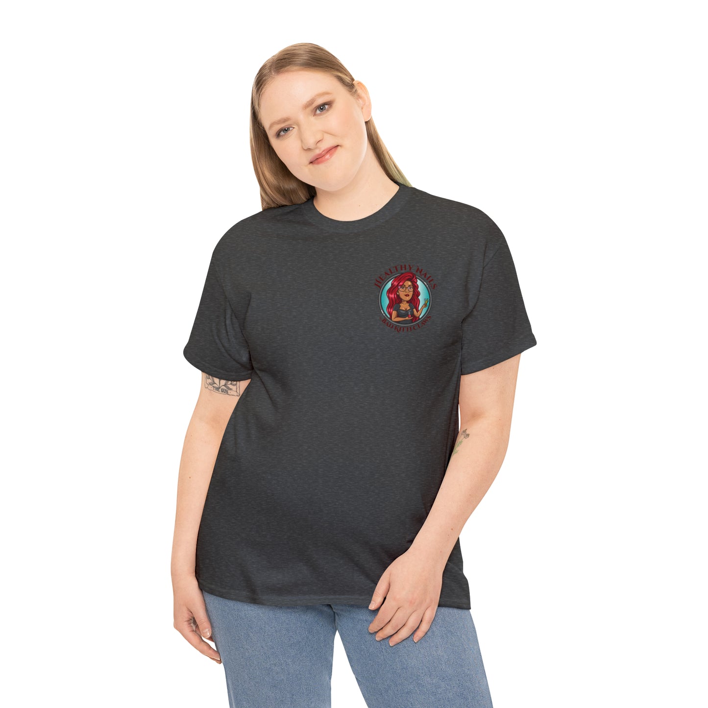 Unisex Heavy Cotton BKC Tee (Front Logo Only) - Bad Kitti Claws