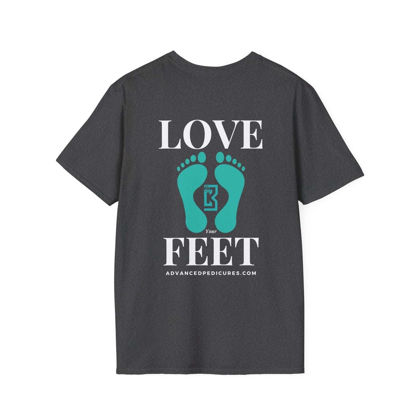 Love Your Feet Unisex Softstyle T-Shirt - Bad Kitti Claws
