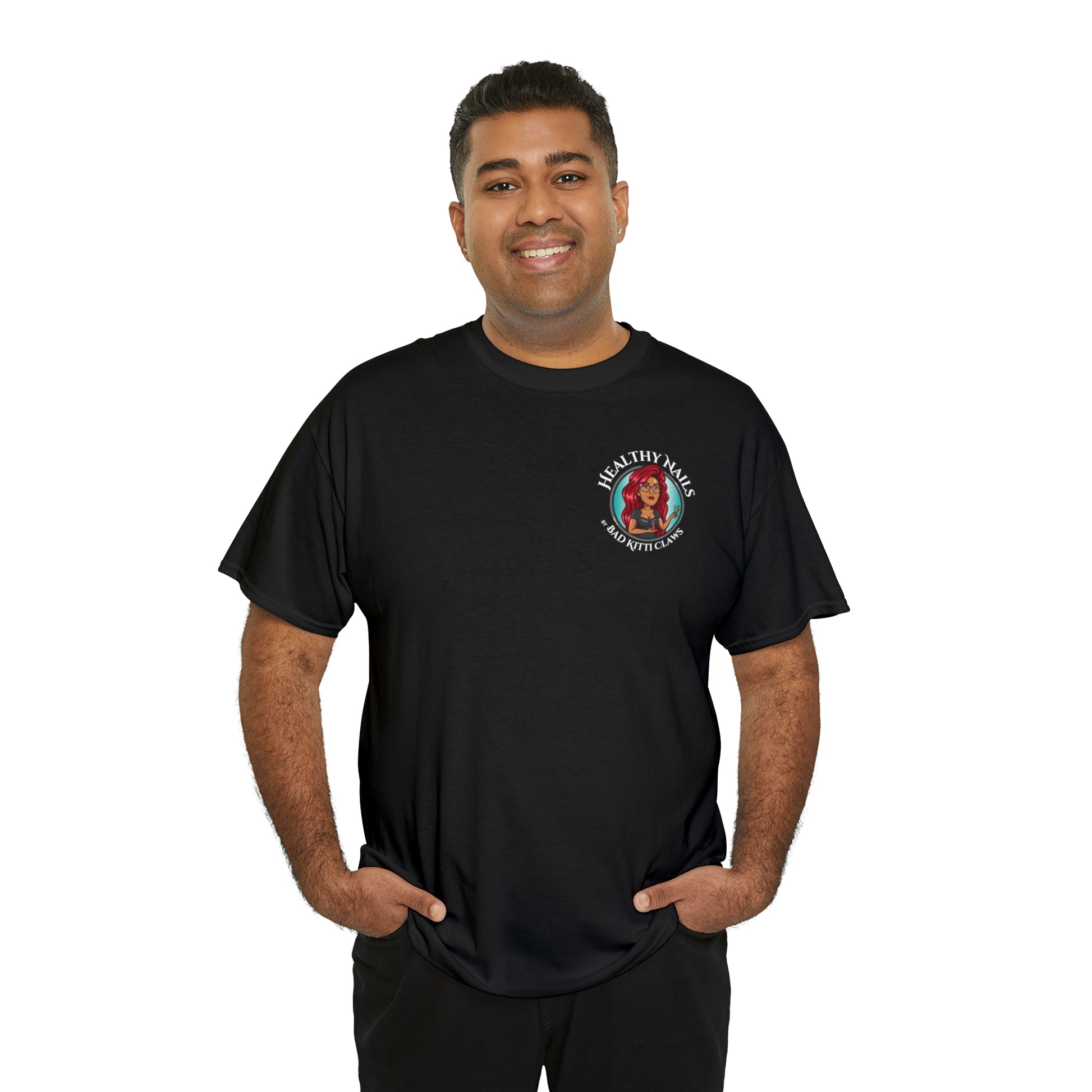 Unisex Heavy Cotton BKC Logo Tee - Bad Kitti Claws